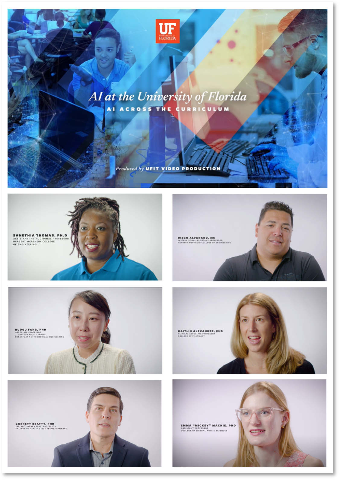 Grid of portraits of awards winners with their names next to them.